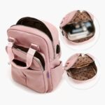 New leisure nylon ladies Bagpack (pink) - Image 6