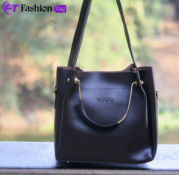 Ladies large capacity trendy handbag - Image 2