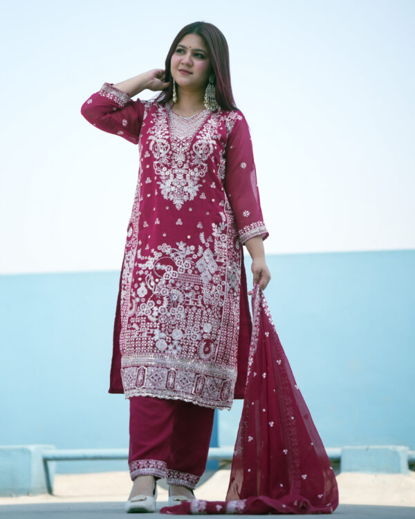 Premium luxury Georgette Dress - Image 6