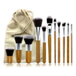 Bamboo Makeup Brush Set 11 Piece - Image 4