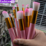 Kabuki Makeup Brush Set 10pcs Multicolor Multi-size - Image 9
