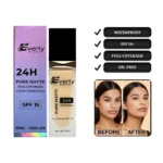 Everly Beauties Foundation Pure Matte Full Coverage Liquid Foundation with Spf 15+