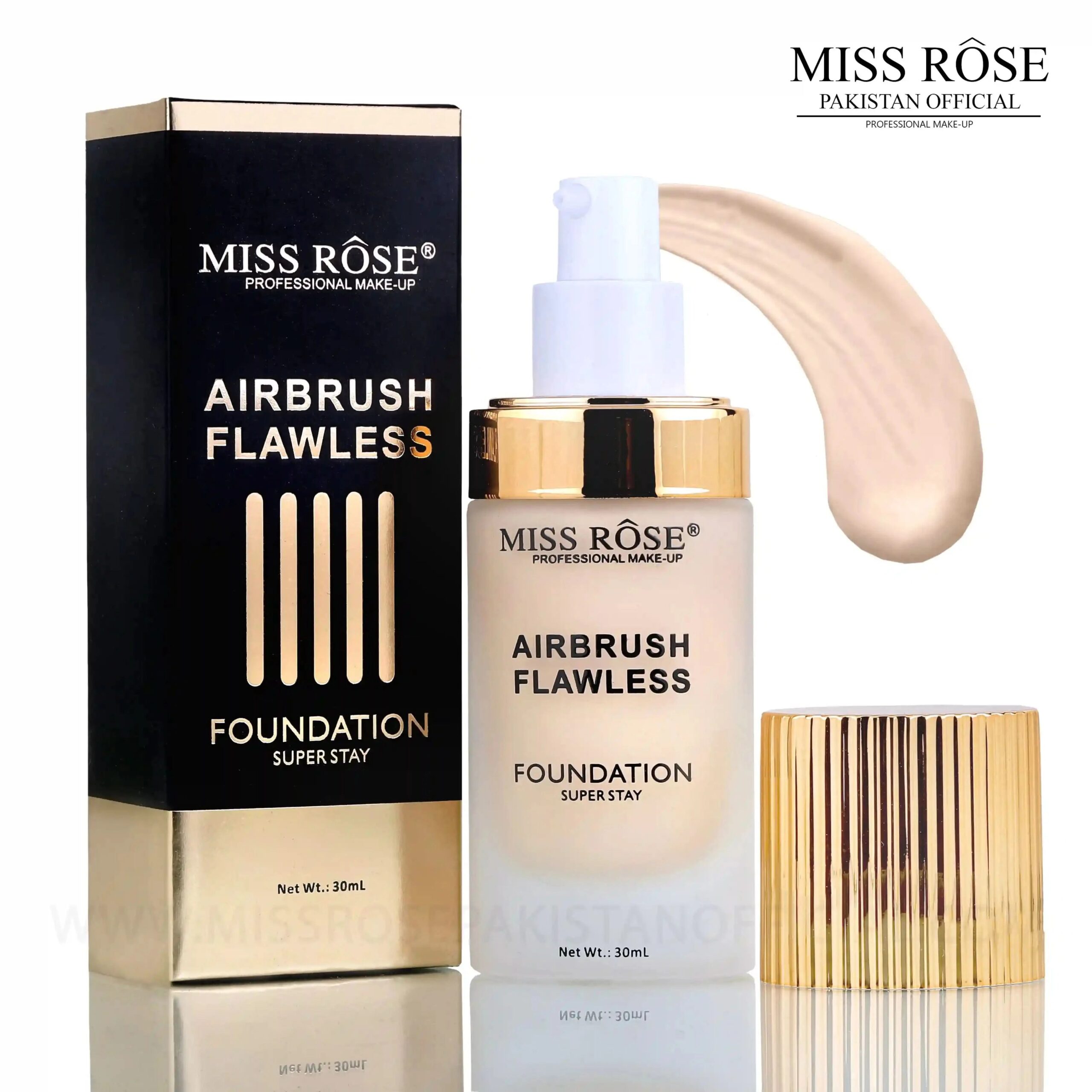 Flawless_Foundation_MissRosePk_1 Miss Rose AirBrush Flawless Foundation - Image 1
