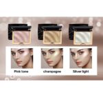 HOJO Highlighter Makeup Shimmer Powder Highlighter Palette - Image 9