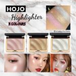 HOJO Highlighter Makeup Shimmer Powder Highlighter Palette - Image 7
