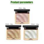 HOJO Highlighter Makeup Shimmer Powder Highlighter Palette - Image 5